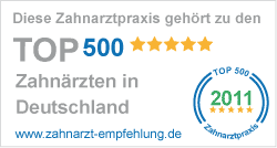 Zahnarzt-Empfehlung Top 500